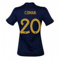 Dres Francuska Kingsley Coman #20 Domaci za Žensko SP 2022 Kratak Rukav